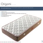 Opalin 70x180 cm Origami Air Fresh Ortopedik Yaylı Yatak