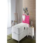 Opalin Cotton Kumaş Ortopedik Yaylı Yatak Lüx Ortopedik Yaylı Yatak 80X150 Cm Yaylı Yatak