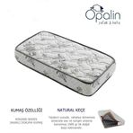 Opalin Tuğralı Ortopedik 110x190 cm Soft Yaylı Yatak