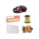 Opar Fiat Albea 3lü Filtre Bakım Seti 1.3 Jtd Multijet 16v 2002-2012 Kit1506a