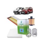 Opar Fiat Fiorino 4plus Filtre Bakım Seti Euro 5 1.3 Jtd Multijet Selenia Petronas Yağlı 2010-2016 Kit1452d