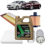 Opar Fiat Linea 4Plus Filtre Bakım Seti Euro 5 1.3 Multijet Nova Yağlı 2009 Sonrası KİT1435D