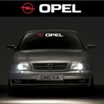 Opel Alın Ön Cam Yazısı Oto Sticker Yapıştırması 50cm