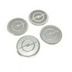 Opel Alüminyum Yapıştırma Jant Göbeği Gri 4 Lü 60Mm