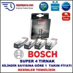 Opel Astra 2.0 Turbo 09.2002 - 01.2004 4 Tırnaklı Buji Takımı 4 Adet