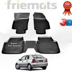 Opel ASTRA G 3D Havuzlu Paspas HB 1998 - 2009 Arası Siyah 4 Parça Friemats