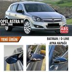 Opel Astra H 2004-2008 Batman Yarasa Ayna Kapağı Piano Black Abs Plastik