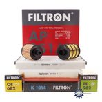Opel Astra H Filtron 1.3 Uyumlu Dizel Periyodik Bakım Filtre Seti (Yağ Filtresi Ufi Tip) Filtron