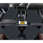 Opel Astra-H- Hb 2004 - 2009 Uyumlu Siyah Dikişli Siyah Deri Paspas - Çok Renkli