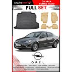 Opel Astra H Sedan 2008 Model 4d Bagaj ve Pro Serisi Havuzlu Bej Paspas Takımı - Siyah
