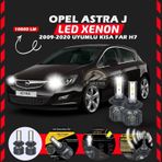 Opel Astra J 2009-2020 Kısa Far Uyumlu Şimşek Etkili Led Xenon Premium Series H7