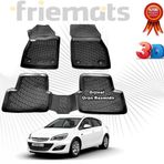 Opel ASTRA J 3D Havuzlu Paspas HB 2010 - 2017 Arası Siyah 4 Parça Friemats Marka