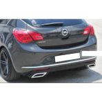 Opel Astra J Egzoz Görünümlü Difüzör (Plastik) ⚡ Şık ve Sportif Tasarım!
