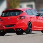 Opel Astra J Hb Irmscher (2010-2012) Arka Tampon Eki - Difüzör (plastik)