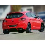 Opel Astra J İcin Hatchback Irmscher (2010-2012) Arka Tampon Eki - Difuzor (Plastik)