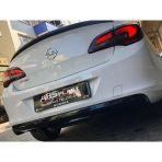 Opel Astra J İçin Sedan Cam Üstü Spoiler (Fiber)