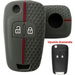 Opel Astra J Insignia Corsa E Chevrolet Cruze Silikon Anahtar Kumanda Kılıfı Oto Anahtarlık 2 Tuşlu