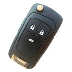 Opel Astra J Insignia Mokka Uyumlu Anahtar Kumanda Kabı Oto Anahtarlık Vidalı Logolu 3 Tuş Witte