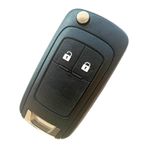 Opel Astra J Insignia Uyumlu Anahtar Kumanda Kabı Oto Anahtarlık Vidalı Damla Logolu 2 Tuş Witte
