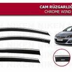 Opel Astra J Kromlu Cam Rüzgarlığı Niken 2010 Sonrası Uyumlu