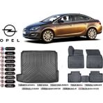 Opel Astra J Sedan 1,4 2020 Model Bagaj Havuzu Araca Özel Siyah Extra Havuzlu Paspas Takımı