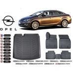 Opel Astra J Sedan 2010 Model Bagaj Havuzu Araca Özel Siyah Extra Havuzlu Paspas Takımı