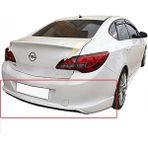 Opel Astra J Sedan Custom Arka Ek Difüzör Siyah Plastik 2011+ Arka-Difizör-Bodykit-Ek-Karlık