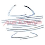 Opel Astra J Sedan Krom Cam Çevre Çıtası 12Prç Paslanmaz Çelik
