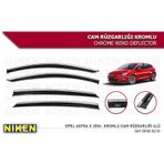 Opel Astra K Cam Rüzgarlığı Kromlu 2017+ Niken