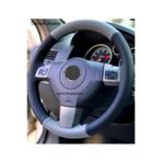 Opel Astra K Dikmeli Direksiyon Kılıfı İki Renkli Gri-siyah