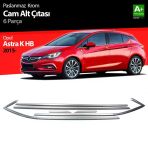 Opel Astra K İcin Hatchback Krom Cam Citasi 6 Parca. 2015 Uzeri