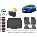 Opel Astra L 2025 Model Alt Bagaj Havuzu+4d Araca Özel Havuzlu Paspas Takımıı Rice - Siyah