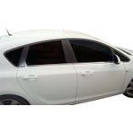 Opel Astra Uyumlu J Cam Çıtası Krom 4 Parça 2010 Ve Sonrası