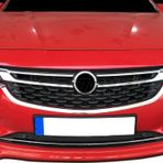 Opel Astra Uyumlu K Hatchback Krom Ön Tampon Alt Çıtası 1 Parça 2015-2019 Sensörlü
