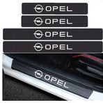 Opel Carbon Fiber Kapı Eşiği Yazısı Sticker Boya Koruma