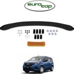 Opel Combo E Ön Kaput Koruma Rüzgarlığı Uyumlu 3mm Akrilik (Abs) Parlak Siyah Deflektör 2018->