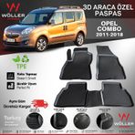 Opel Combo Paspas 2012 2018 Arası 3d Havuzlu Wöller Paspas