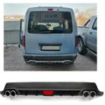 Opel Combo Uyumlu Body Kit Difüzör 4 Çıkış Yuvarlak Siyah Model 2