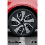 Opel Corsa 16'' Inç Jant Kapağı (4 Adet) Siyah Füme C114