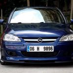 Opel Corsa C uyumlu ÇUPRA Ön Tampon Lipi Cupra Lip 3 Parça