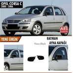 Opel Corsa C Yarasa Batman Ayna Kapağı Piano Siyah ABS 2000-2006