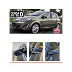 Opel Corsa D (2006-2011) Batman Yarasa Ayna Kapağı (parlak Siyah)