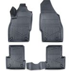 Opel Corsa D 2006-2014 Arası Myk 3D Premium Havuzlu Oto Paspas Araca Özel - siyah