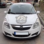 Opel Corsa D 2006-2014 Uyumlu H Lip Esnek Ön Lip 2 Parça Karlık Ön Ek Tampon Altı Dill