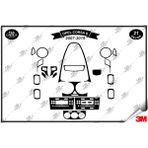 Opel Corsa D 2007-2009 Torpido Konsol Trim Göğüs Maun Kaplama Set 21 Parça Siyah