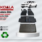 Opel Corsa D Havuzlu Paspas ve Bagaj Havuzu (2007 2014 ) - Siyah