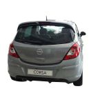 Opel Corsa D İcin (2007-2015) Arka Tampon Eki - Difuzor (Plastik)