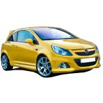 Opel Corsa D İcin (2007-2015) Opc 2 Kapili (Coupe) Yan Marspiyel Seti (Plastik)