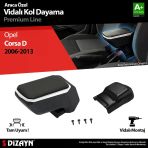 Opel Corsa D İcin Kol Dayama Kolcak Abs Vidali Gri 2006-2013 A+Kalite