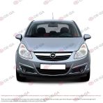 Opel Corsa D Ön Tampon Braketi Plastiği Sol 2006-2011 (Oem No: 13179960)